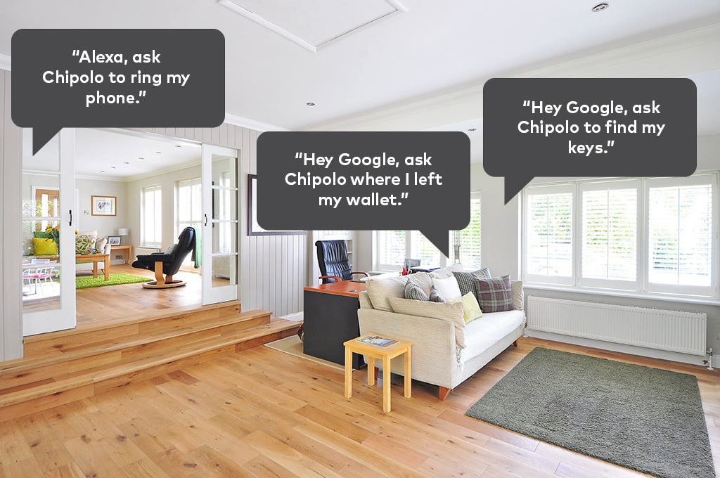 Chipolo With Voice Control On Google Assistant and Amazon Alexa