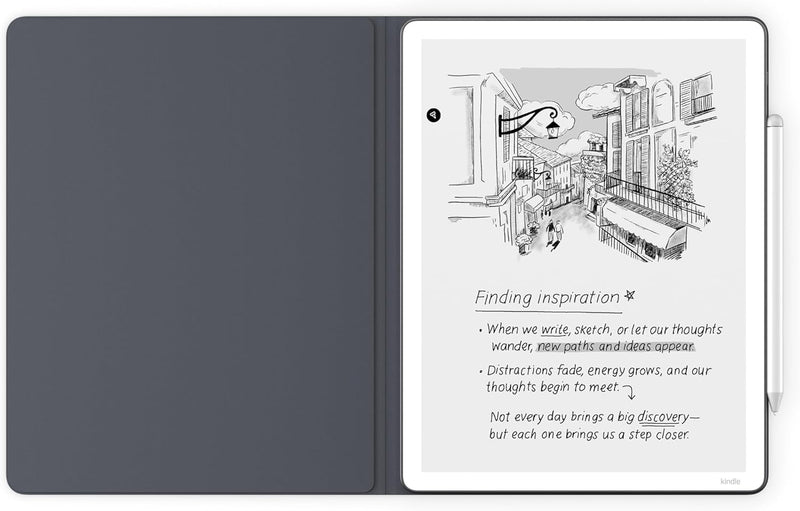 Kindle Scribe Folio Cover with Magnetic Attach (Premium Leather)