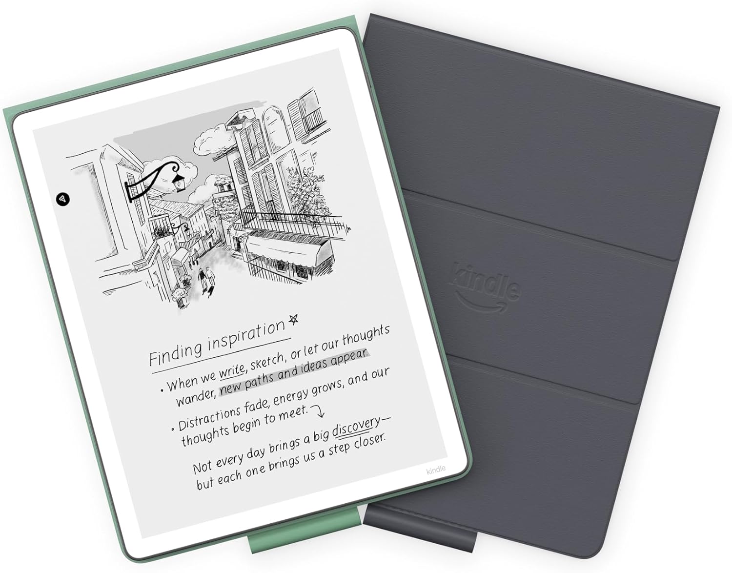 Kindle Scribe Folio Cover with Magnetic Attach (Plant-Based Leather) - view 4