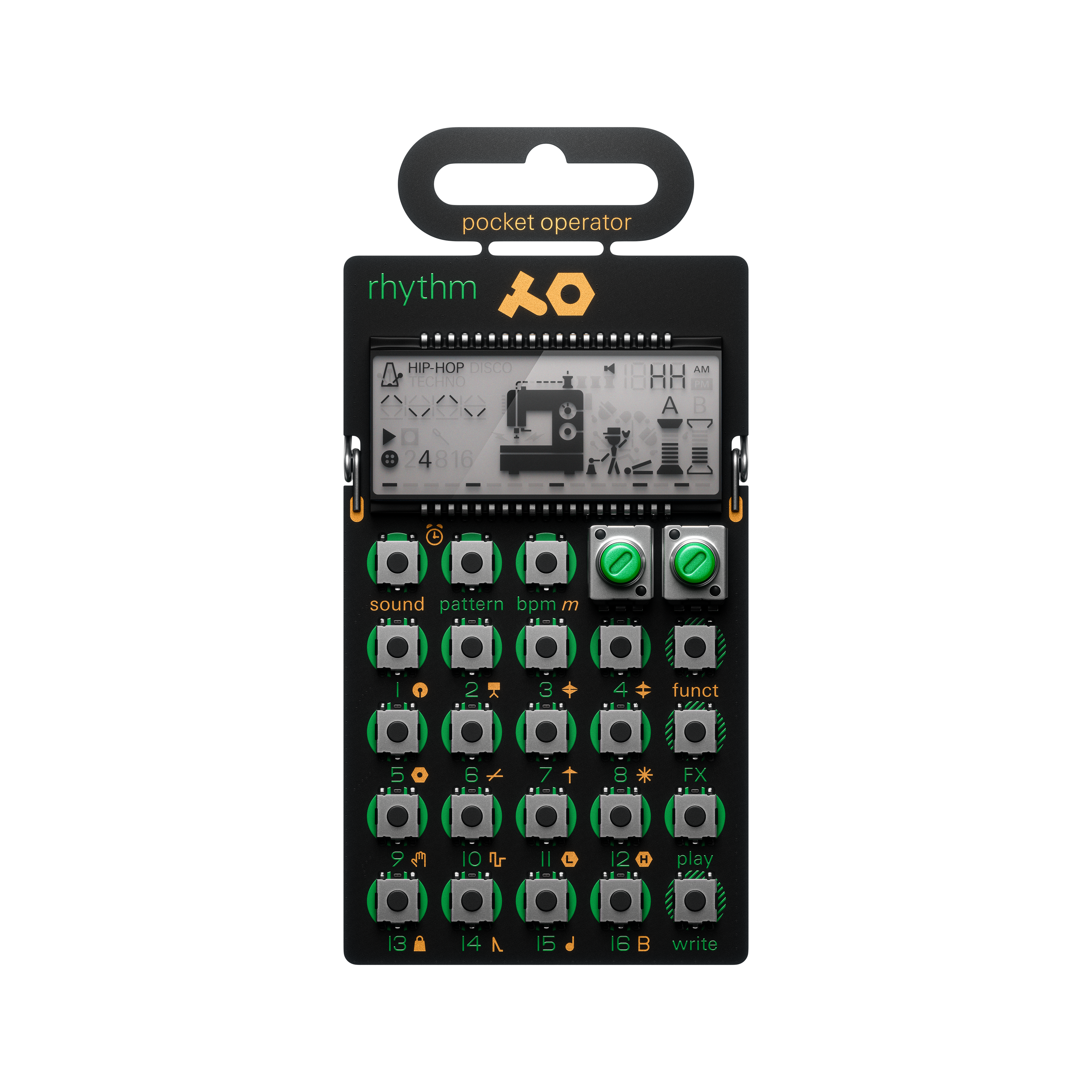 Teenage Engineering PO-12 Rhythm drum machine front