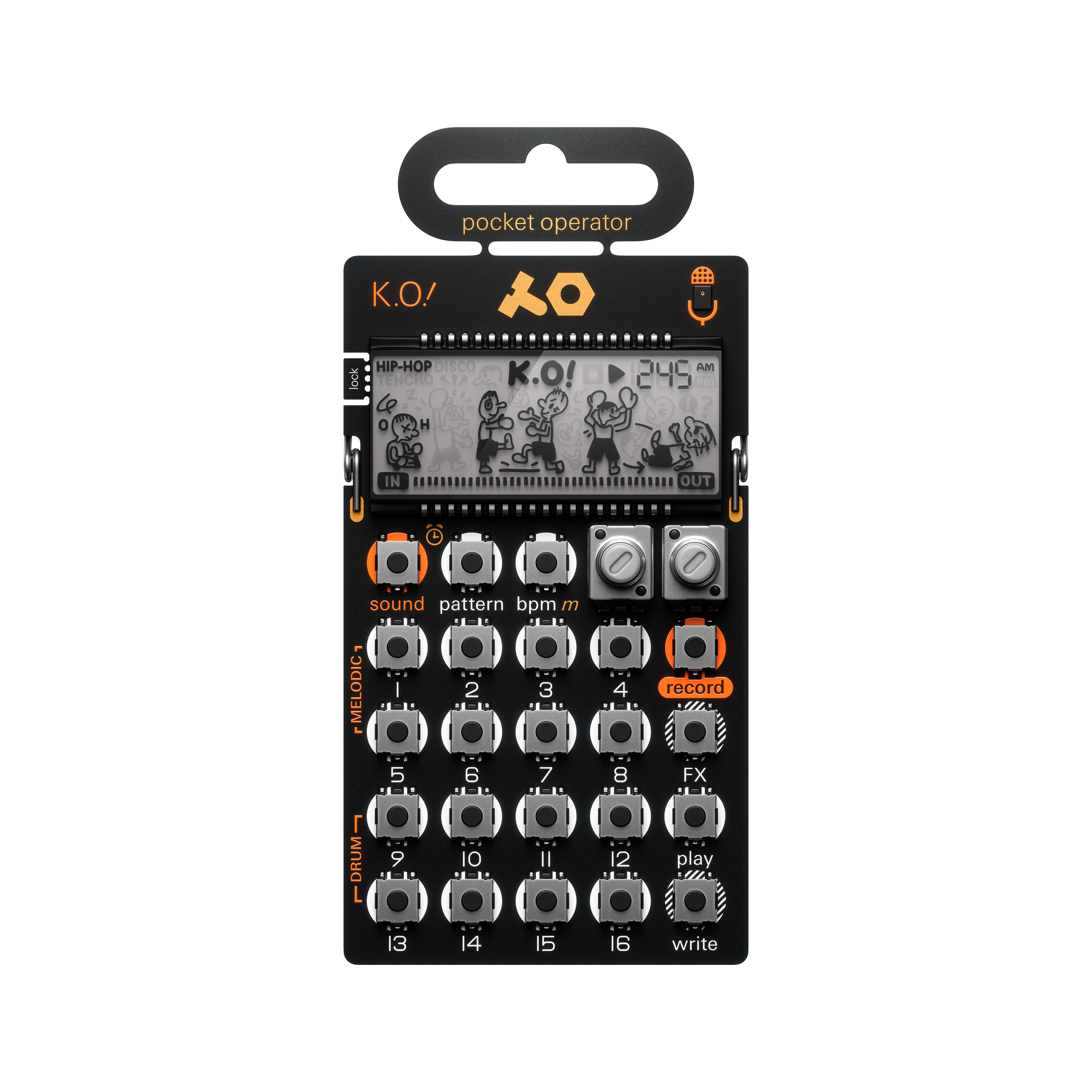 Teenage Engineering PO-33 K.O! sampler front