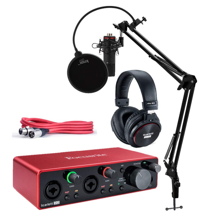 Focusrite : Scarlett 2i2 Studio Pack (Gen 3)