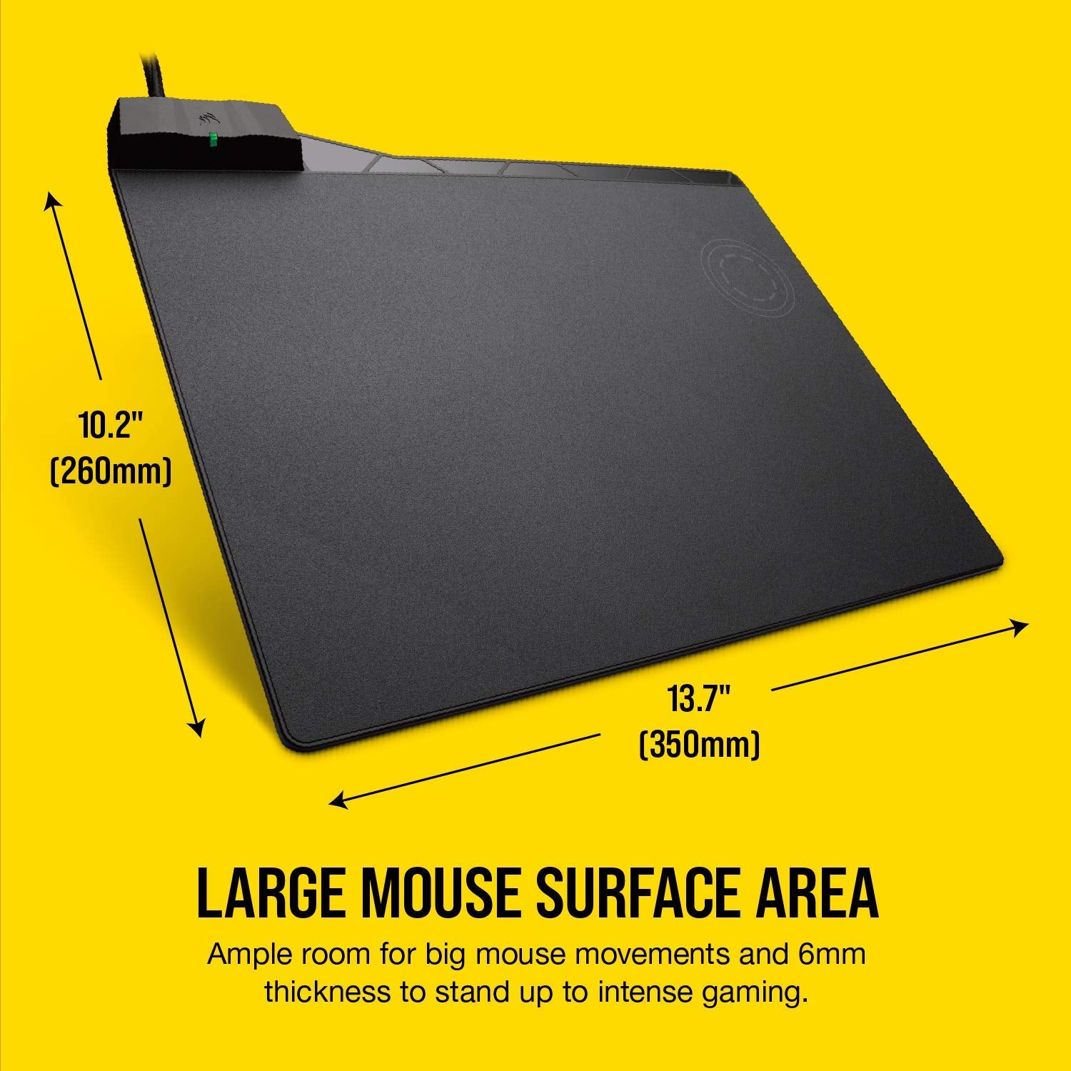 CORSAIR: MM1000 Qi Wireless Charging Mouse Pad - view 7