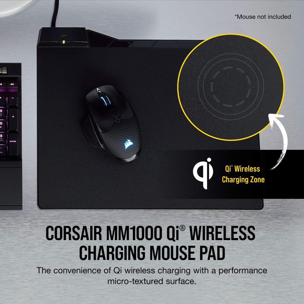 CORSAIR: MM1000 Qi Wireless Charging Mouse Pad - view 2