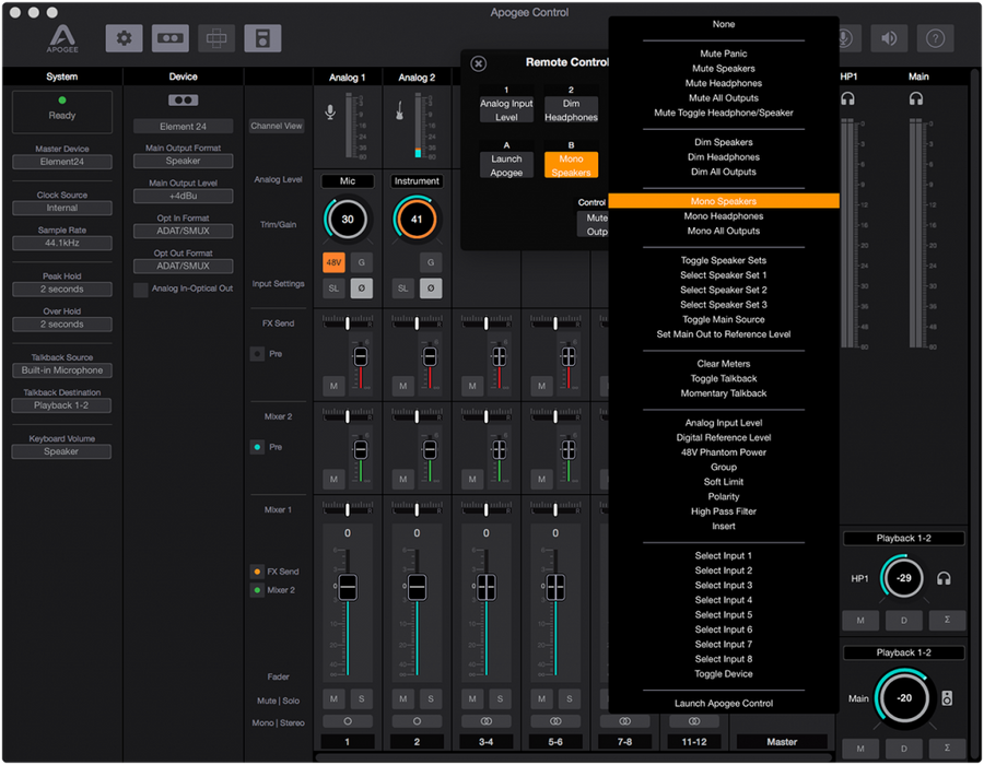 Apogee Control