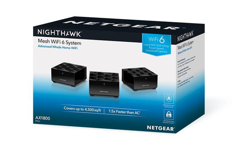 NETGEAR Nighthawk Mesh WiFi 6 AX1800 (MK63) - view 7