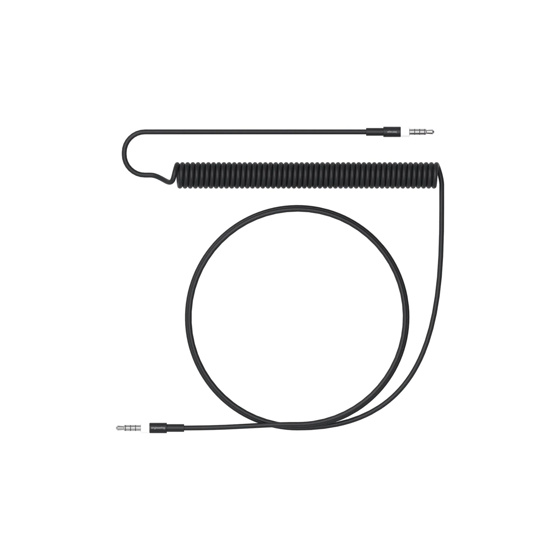 Teenage Engineering 4-pole audio cable curly 1200 mm